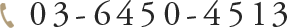 03-6450-4513